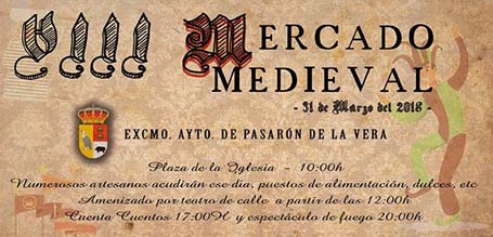 Artevera dulces caseros en VIII mercado medieval de Pasarn de la Vera. 